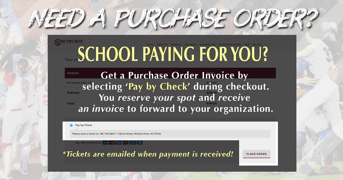 Need a Purchase Order Invoice For Your School?