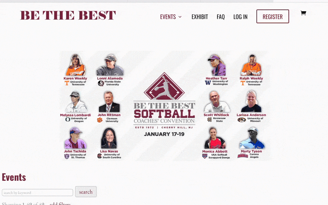 Softball Speaker Schedule is Here!